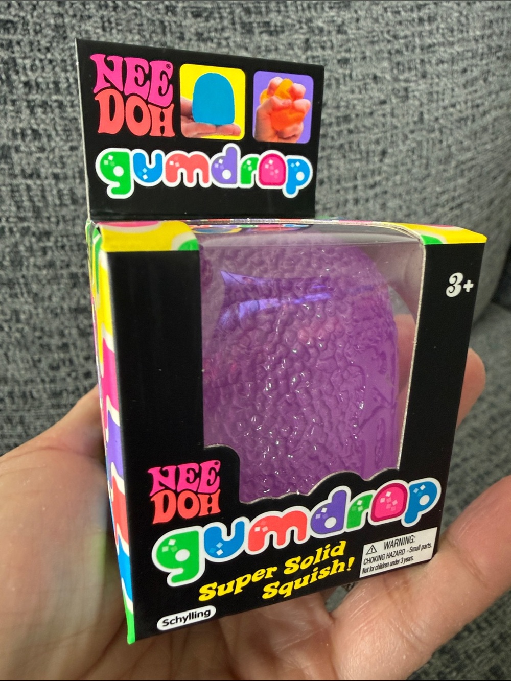 BNIB NeeDoh Gumdrop, Purple